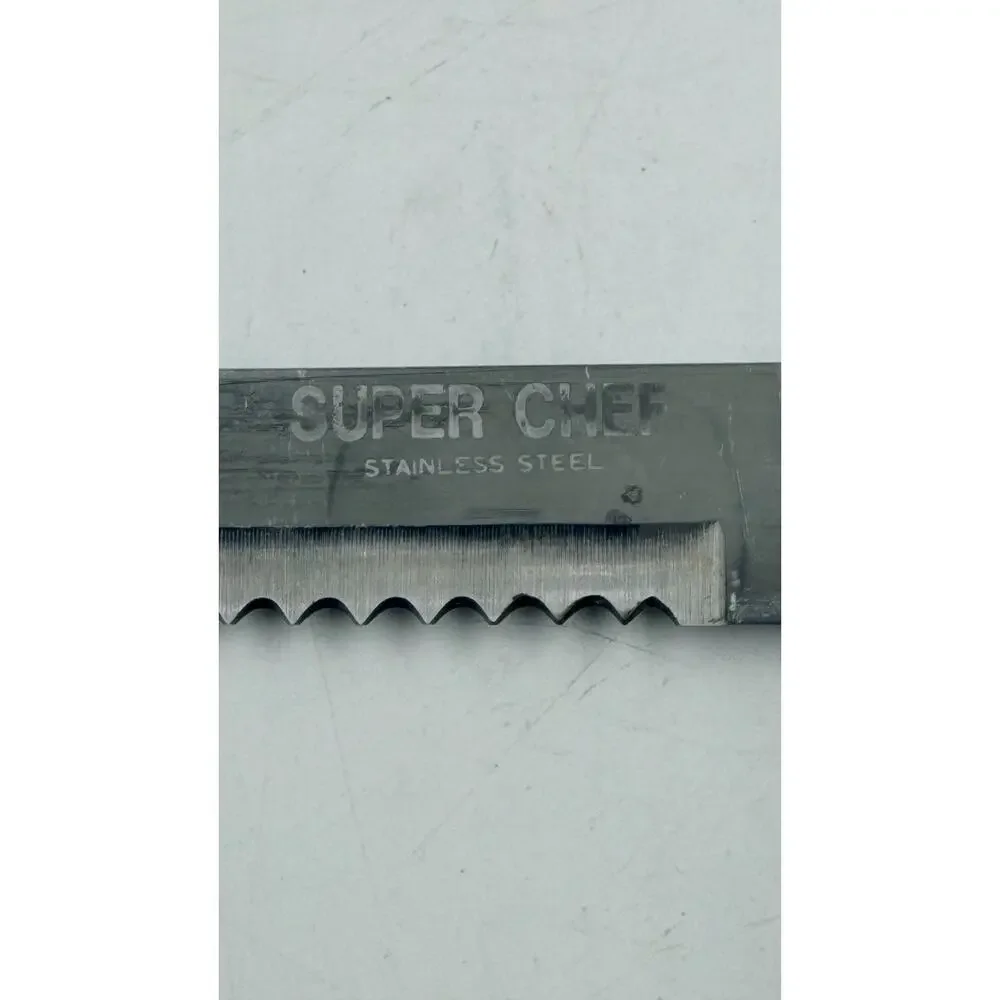 Super-Chef Everbrite S.STEEL knife 15.5'' Japan Wood Handle
